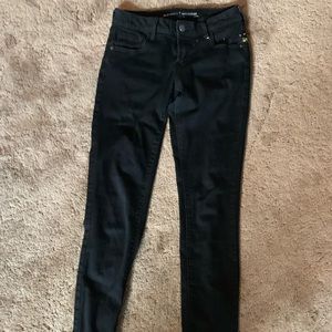 Black low rise jeans